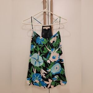 Loft Floral spaghetti strapped tank top